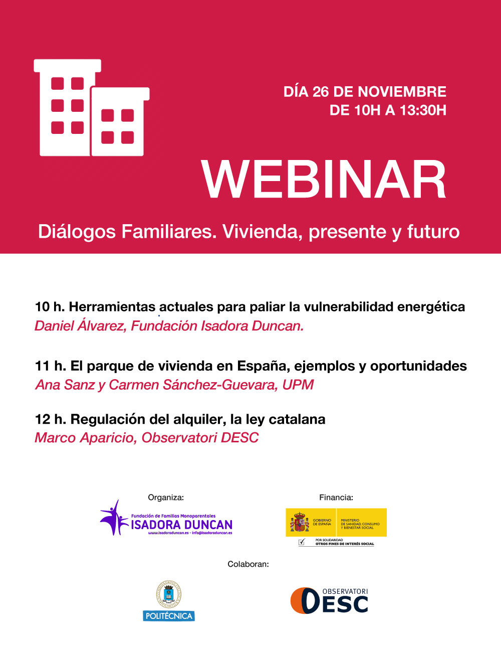 Webinar Diálogos Familiares