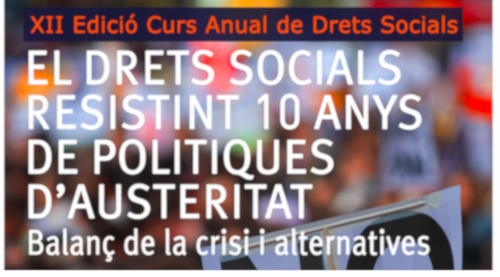 XII edicio Curs drets Socials XIIedicio-Curs-drets-Socials