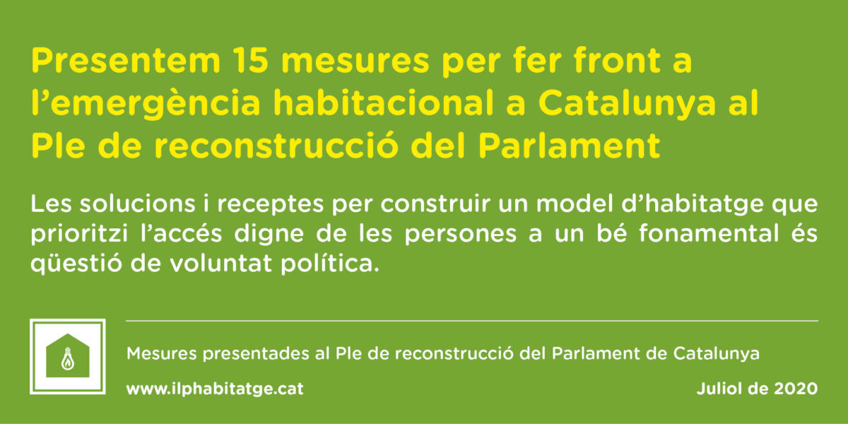 pacte-reconstruccio-parlament-comissio-ilp-habitatge